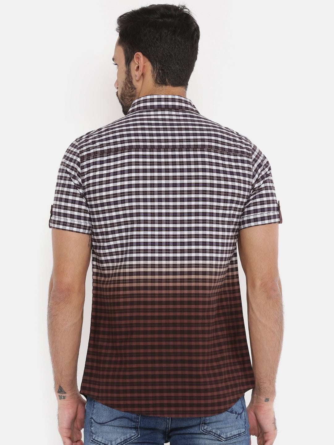 Shop Men Casual Check Shirt Online.