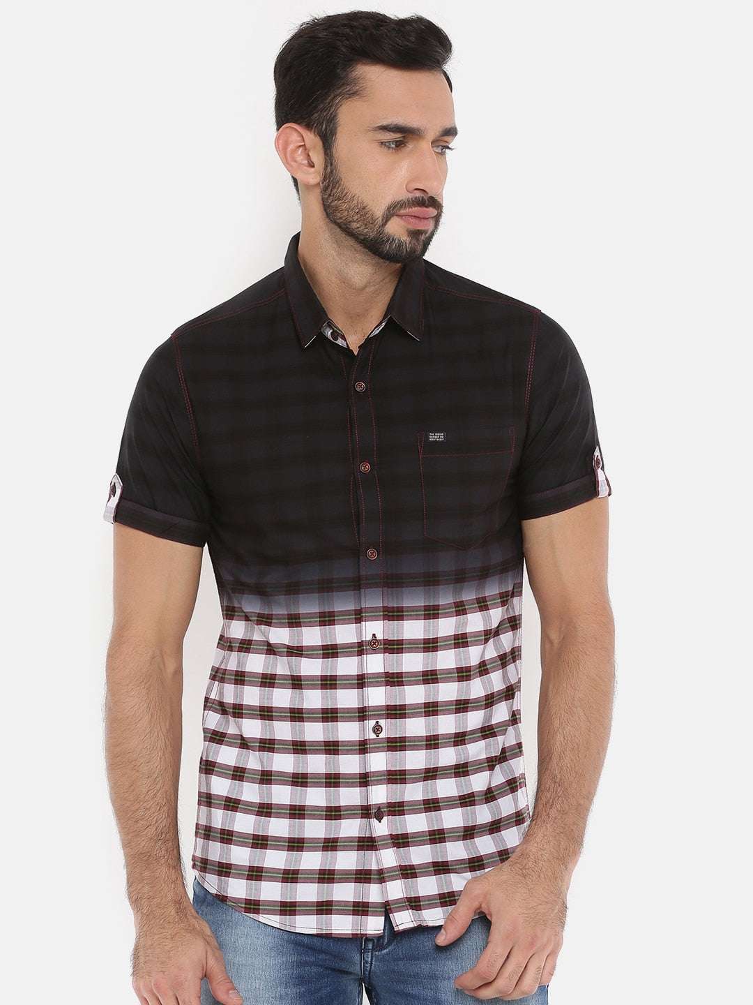 Shop Men Casual Check Shirt Online.