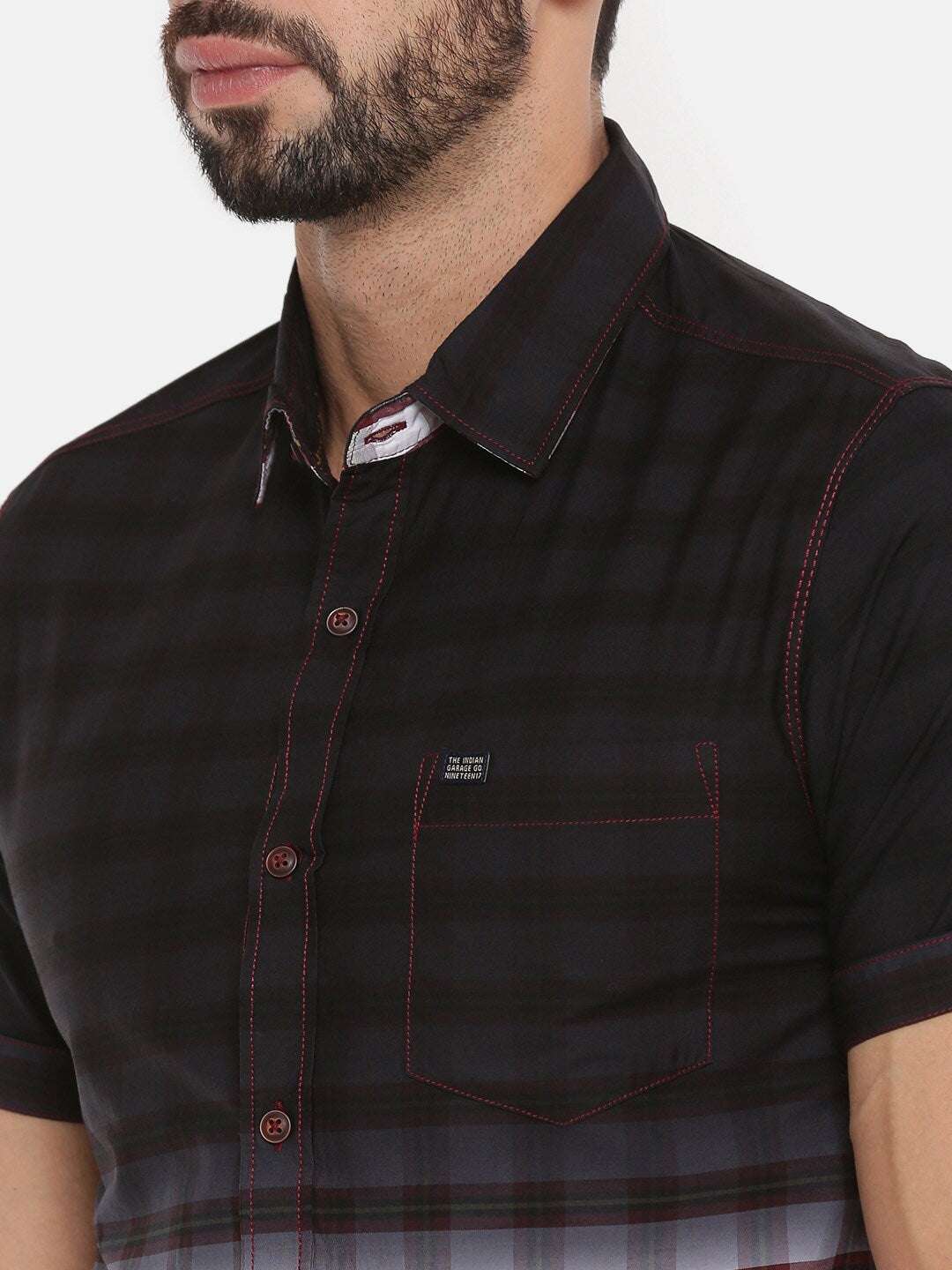 Shop Men Casual Check Shirt Online.