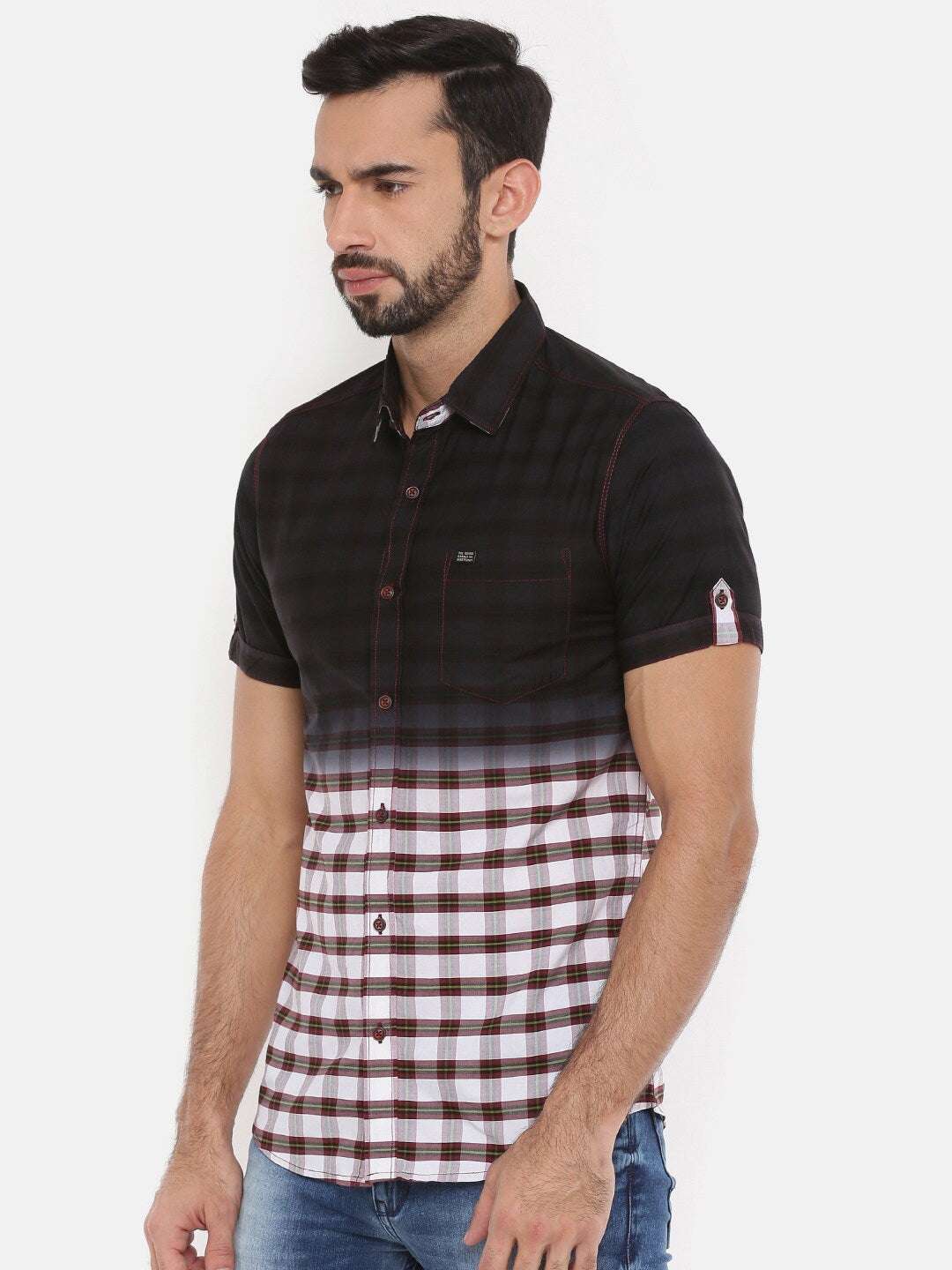 Shop Men Casual Check Shirt Online.