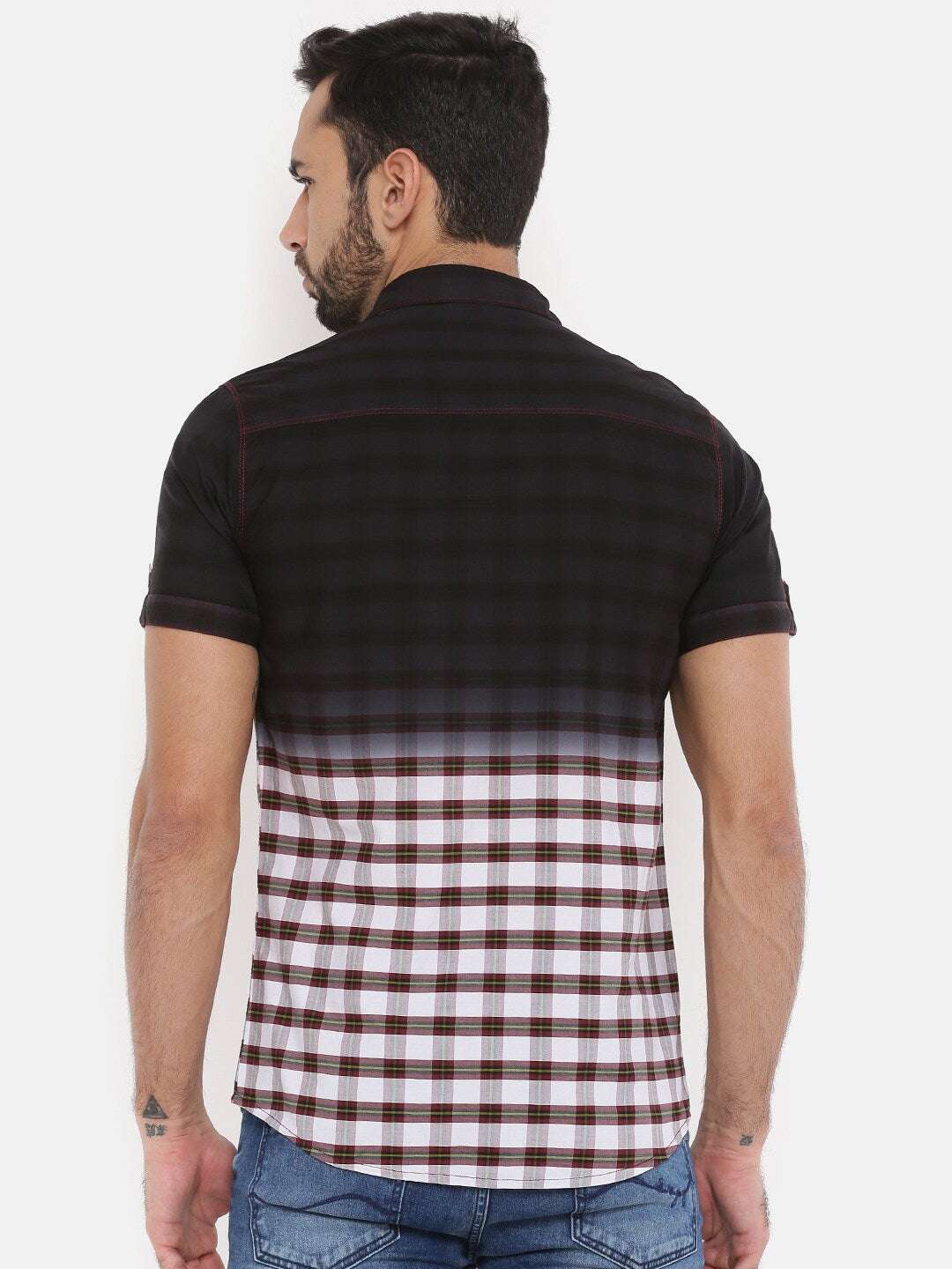 Shop Men Casual Check Shirt Online.