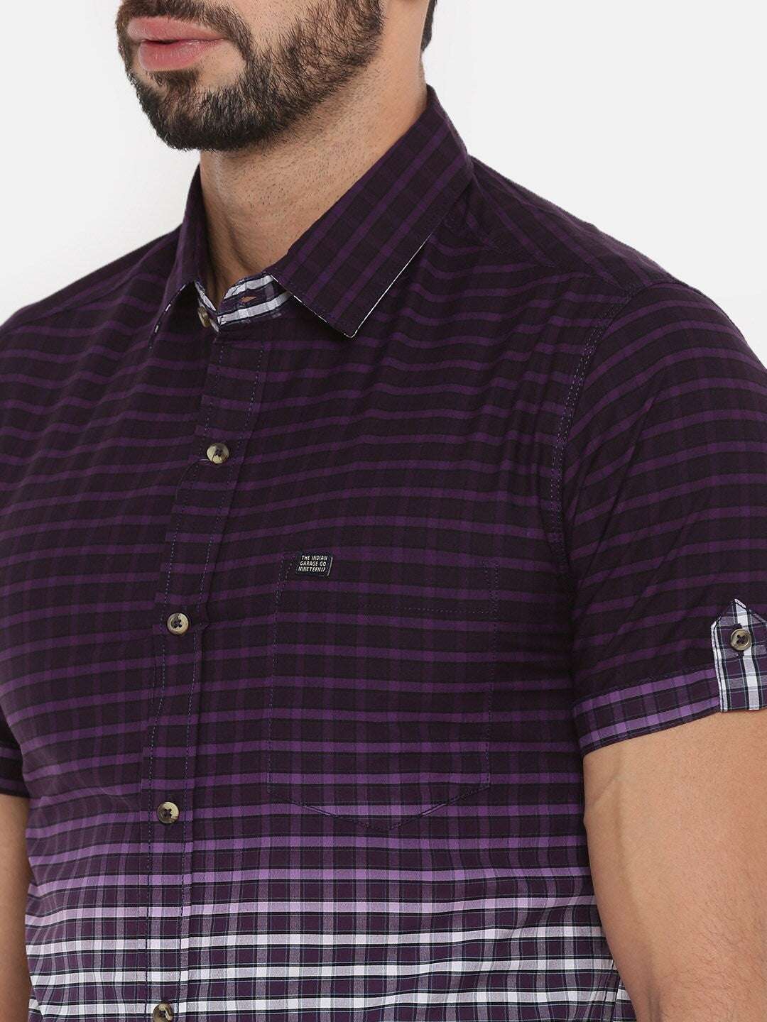 Shop Men Casual Check Shirt Online.