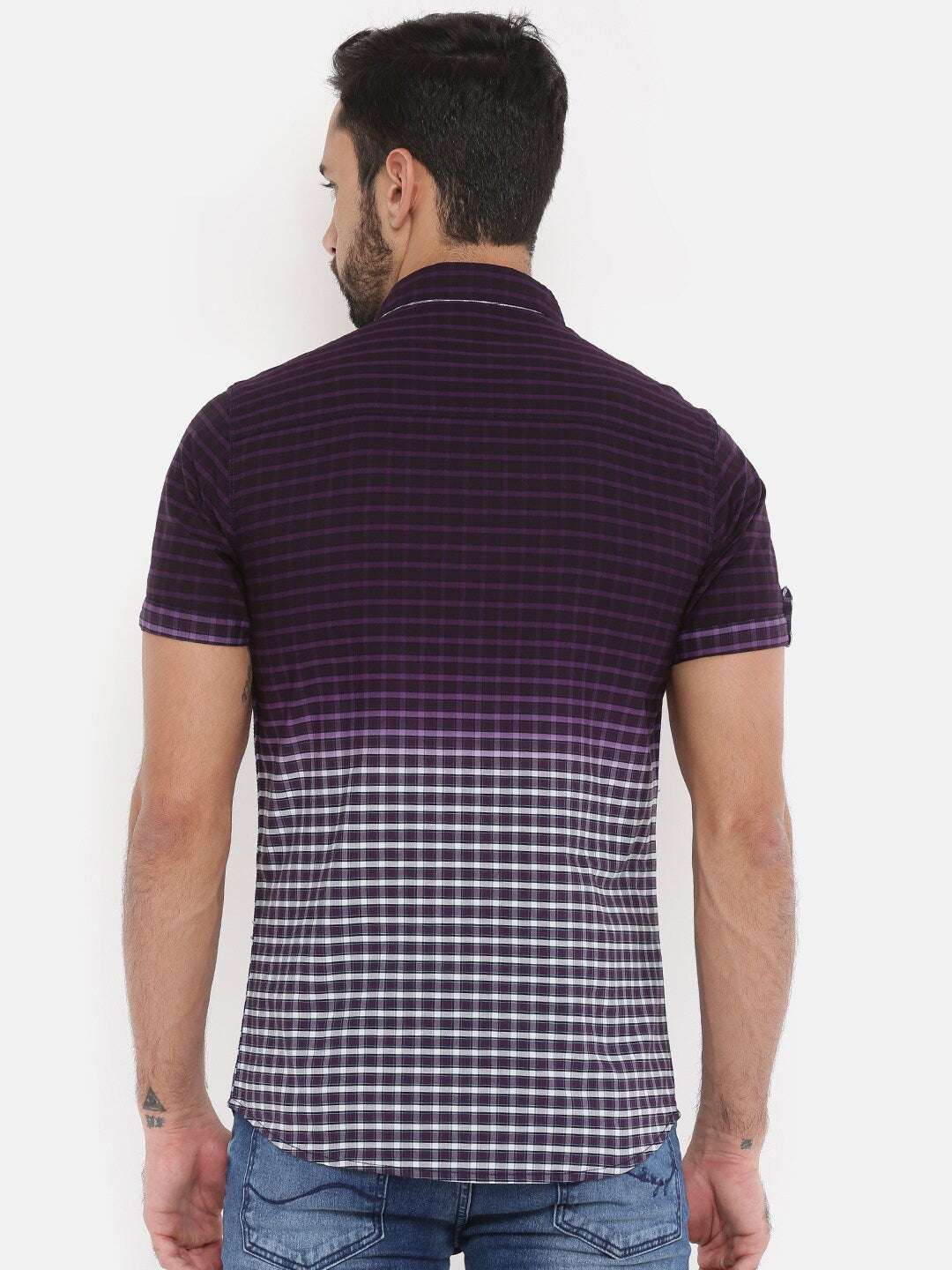 Shop Men Casual Check Shirt Online.