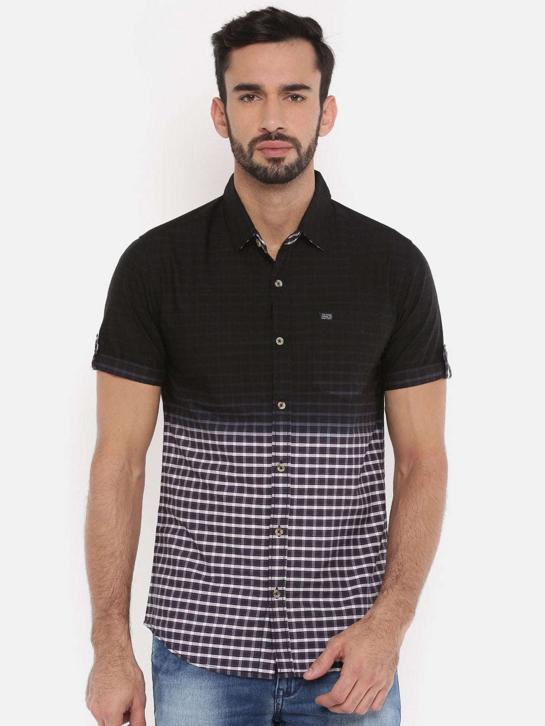 Shop Men Casual Check Shirt Online.