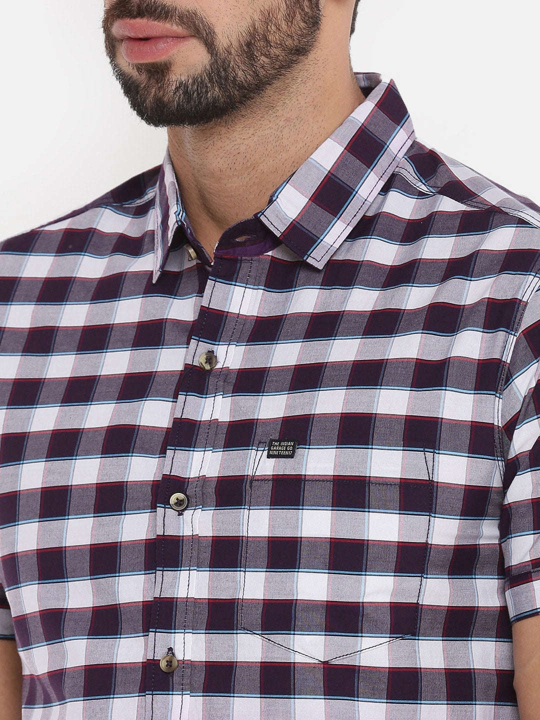 Shop Men Casual Check Shirt Online.