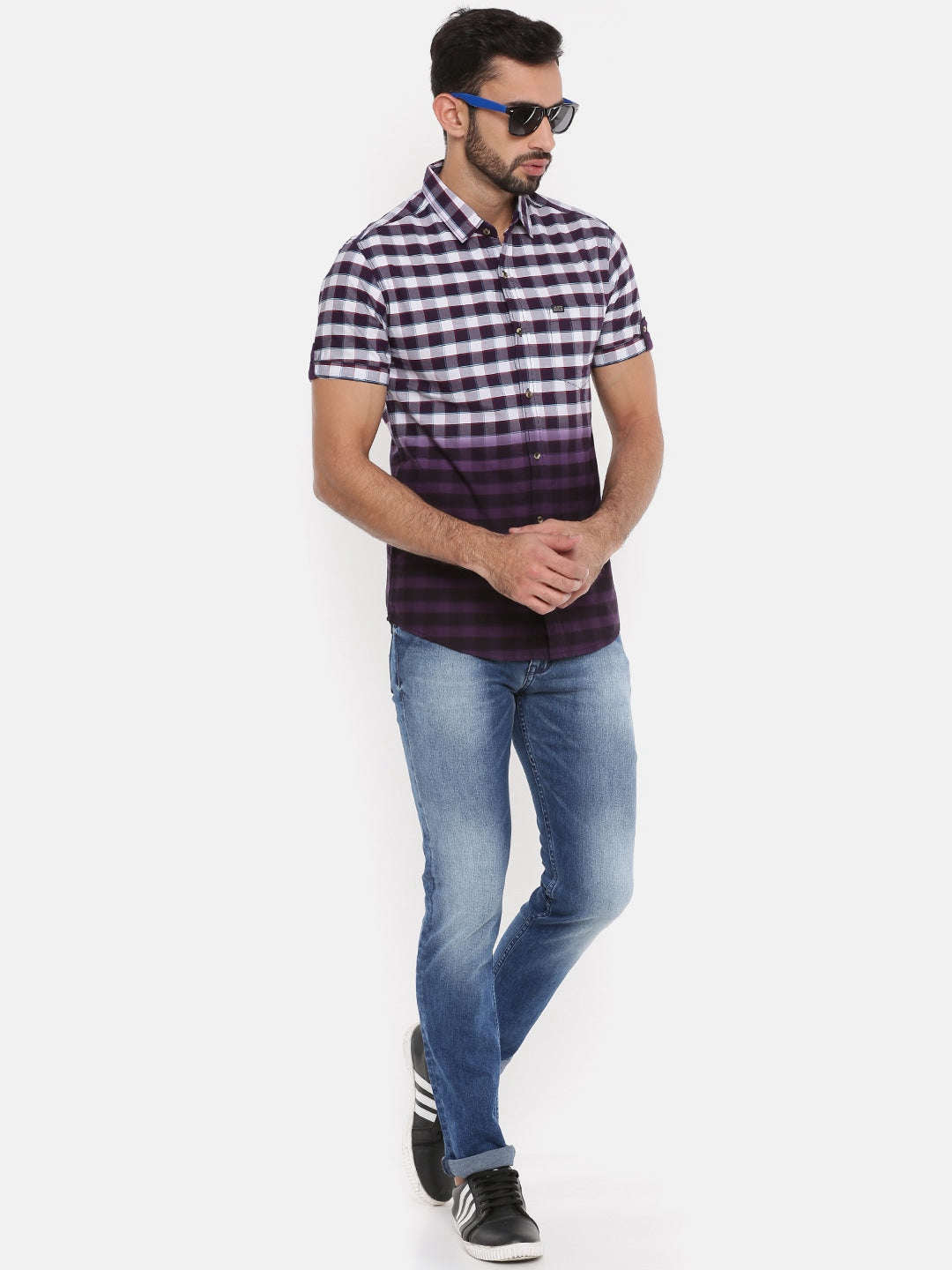 Shop Men Casual Check Shirt Online.