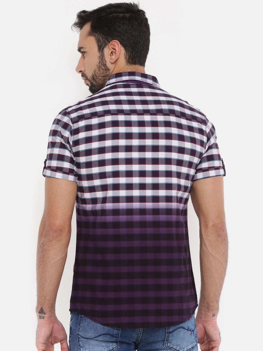 Shop Men Casual Check Shirt Online.