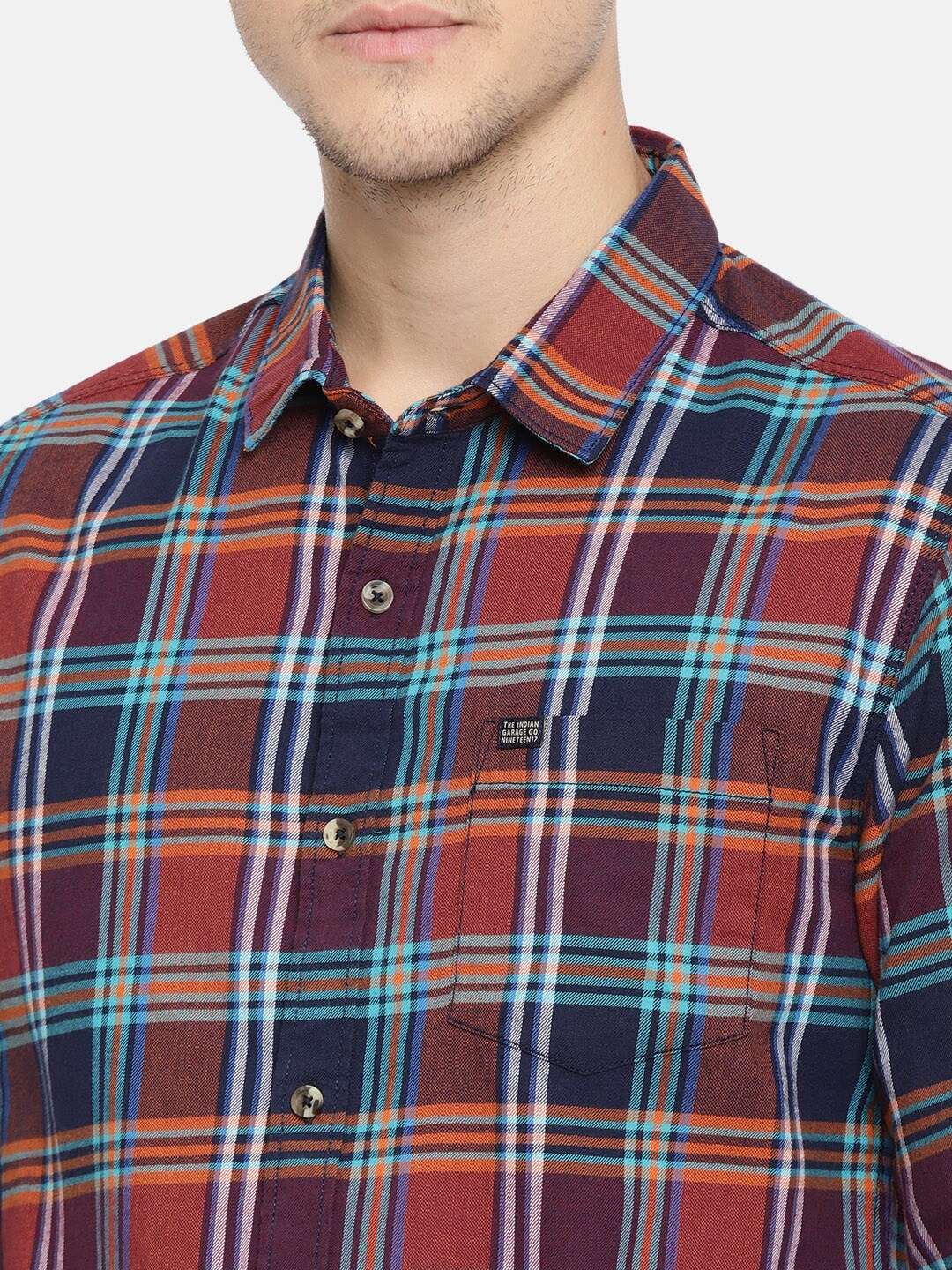 Shop Men Casual Check Shirt Online.