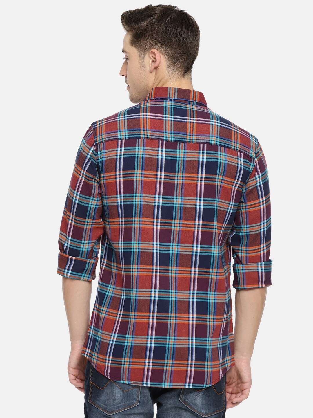 Shop Men Casual Check Shirt Online.