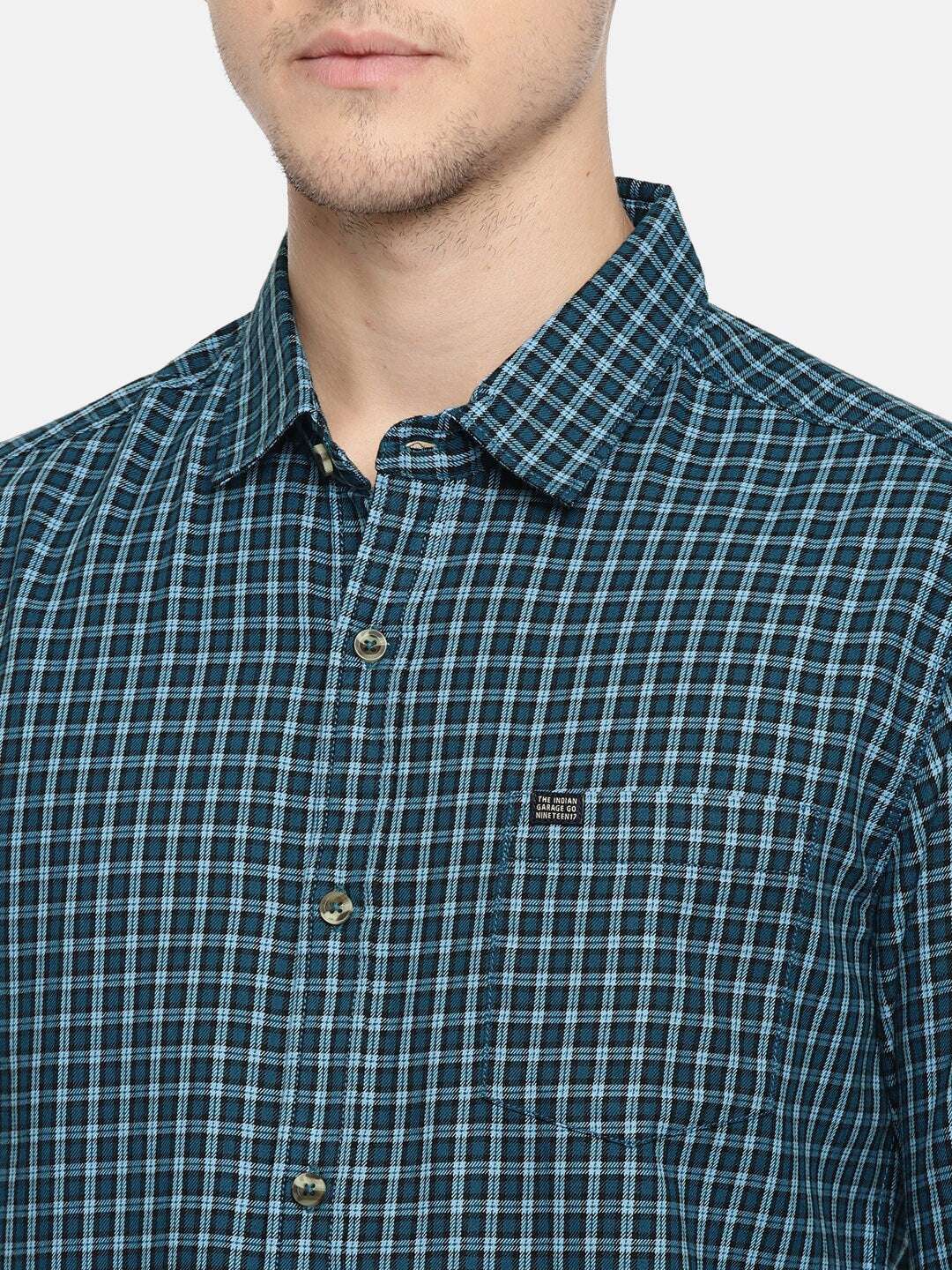 Shop Men Checked Shirt Online.