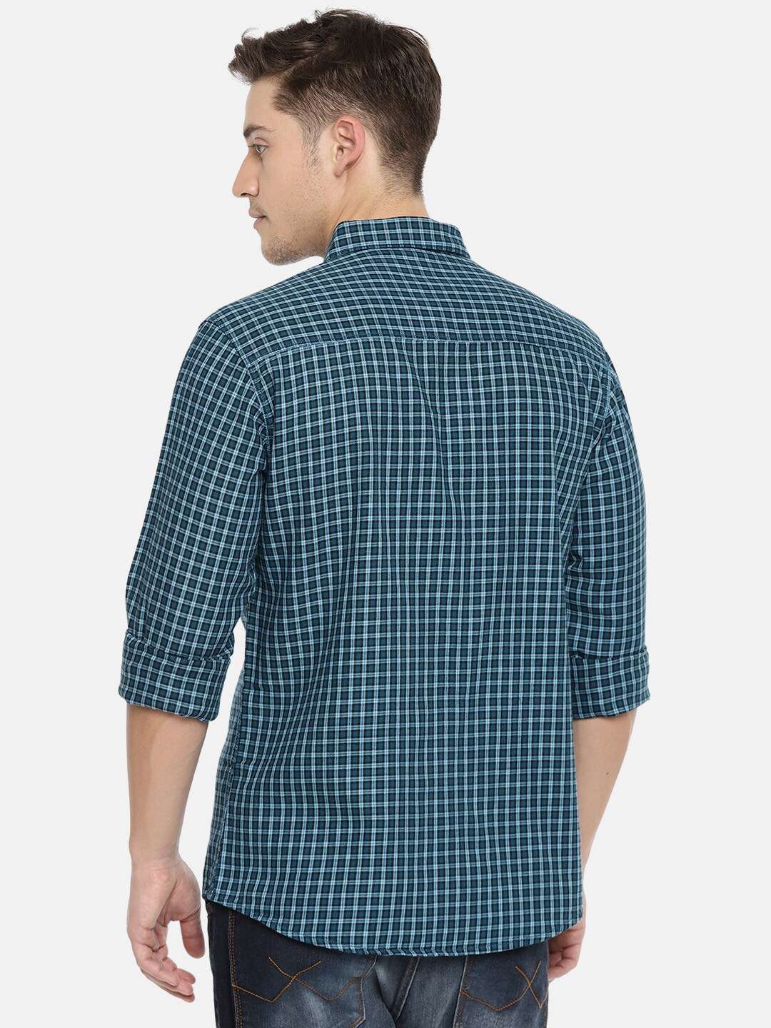 Shop Men Checked Shirt Online.