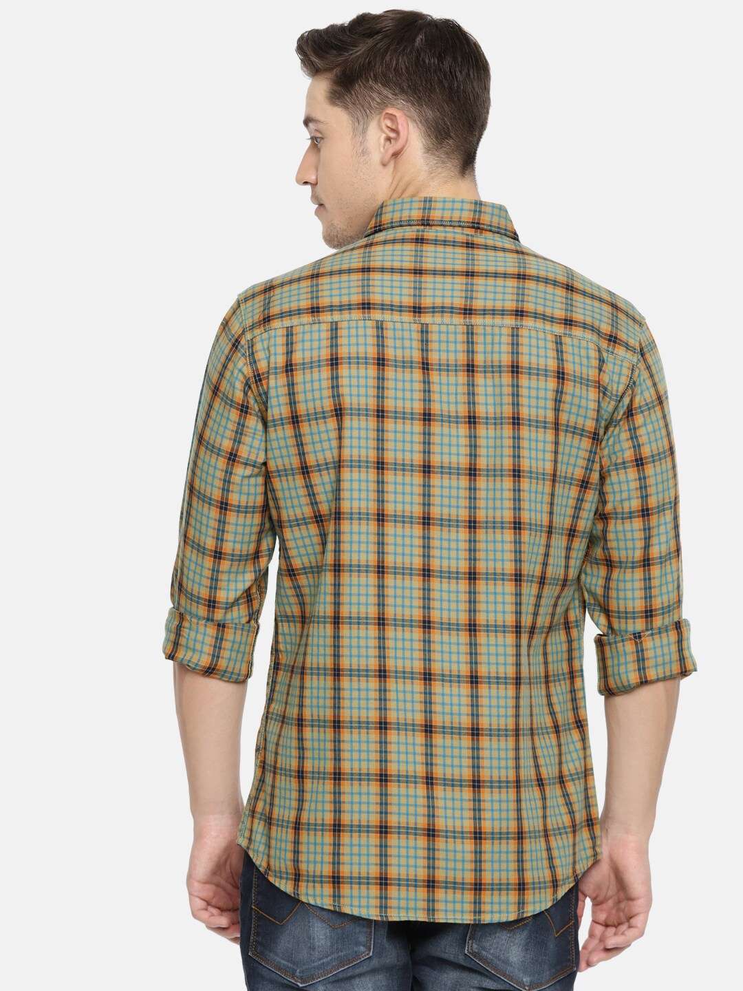 Shop Men Checked Shirt Online.