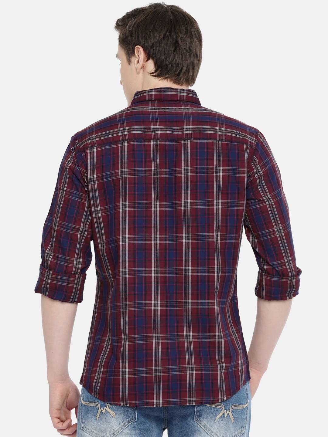 Shop Men Checked Shirt Online.