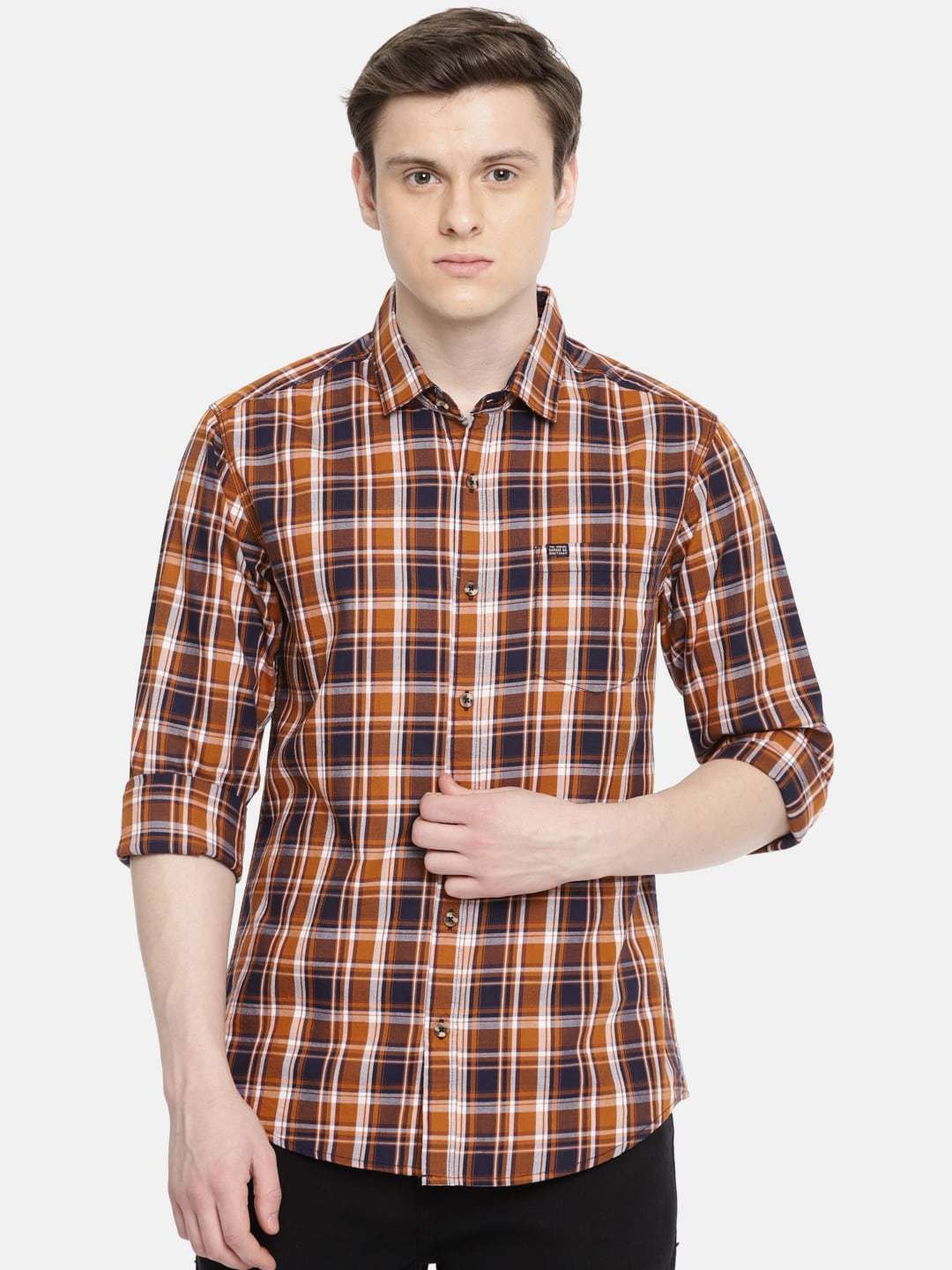 Shop Men Checked Shirt Online.