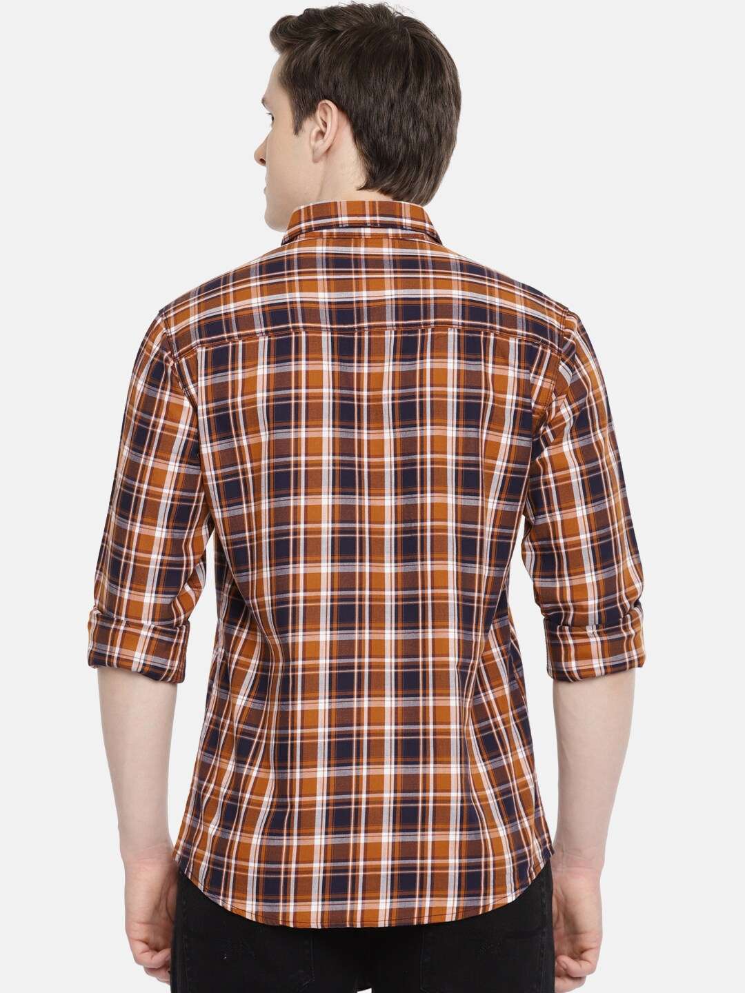 Shop Men Checked Shirt Online.