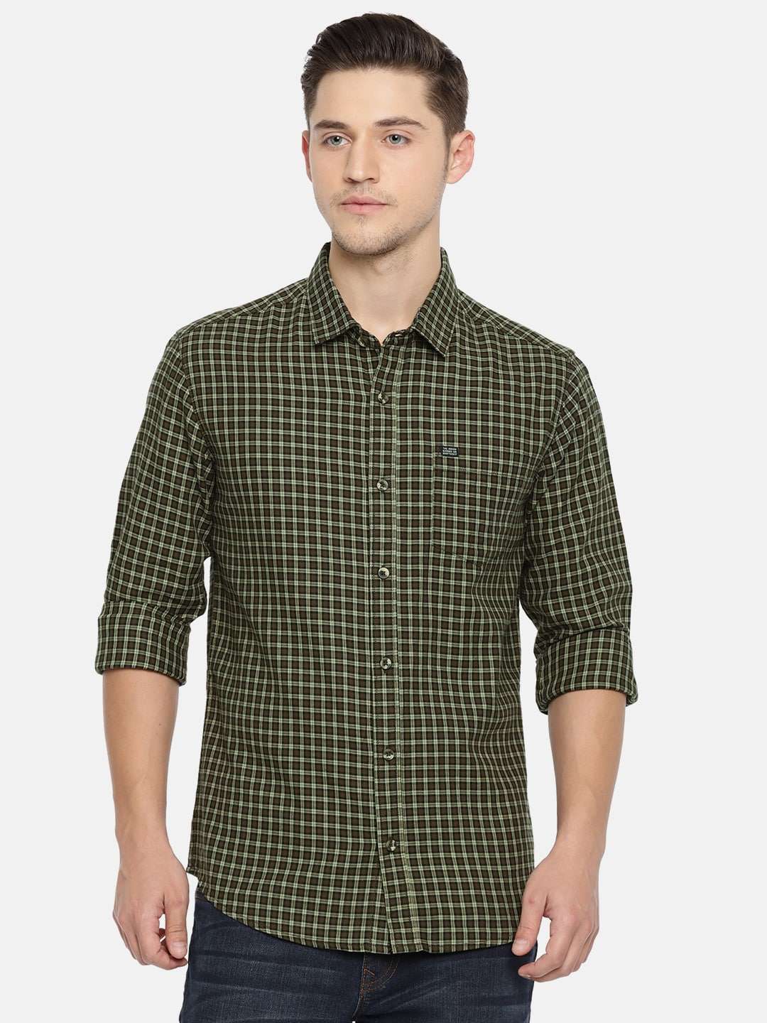 Shop Men Checked Shirt Online.