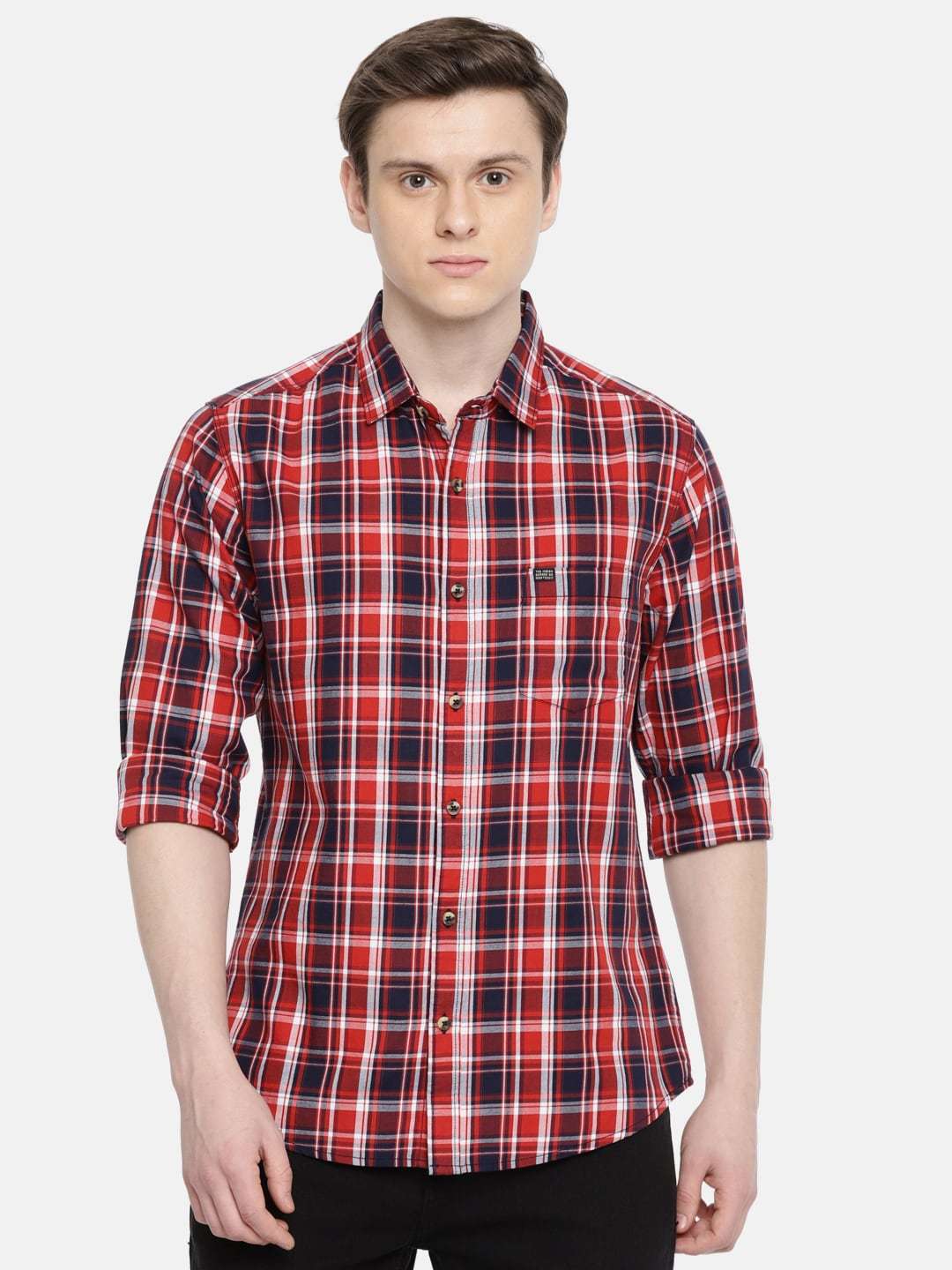 Shop Men Checked Shirt Online.