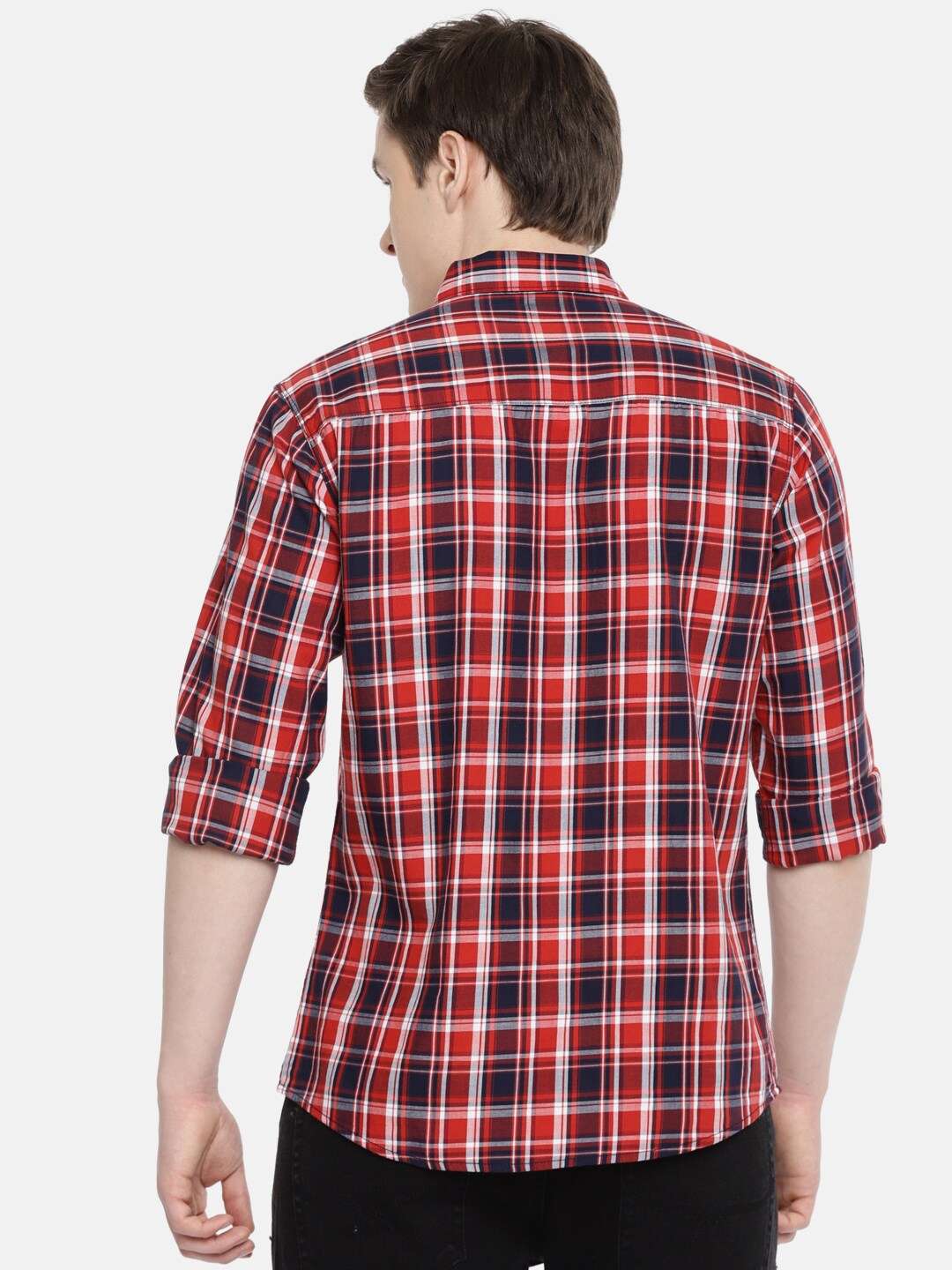 Shop Men Checked Shirt Online.