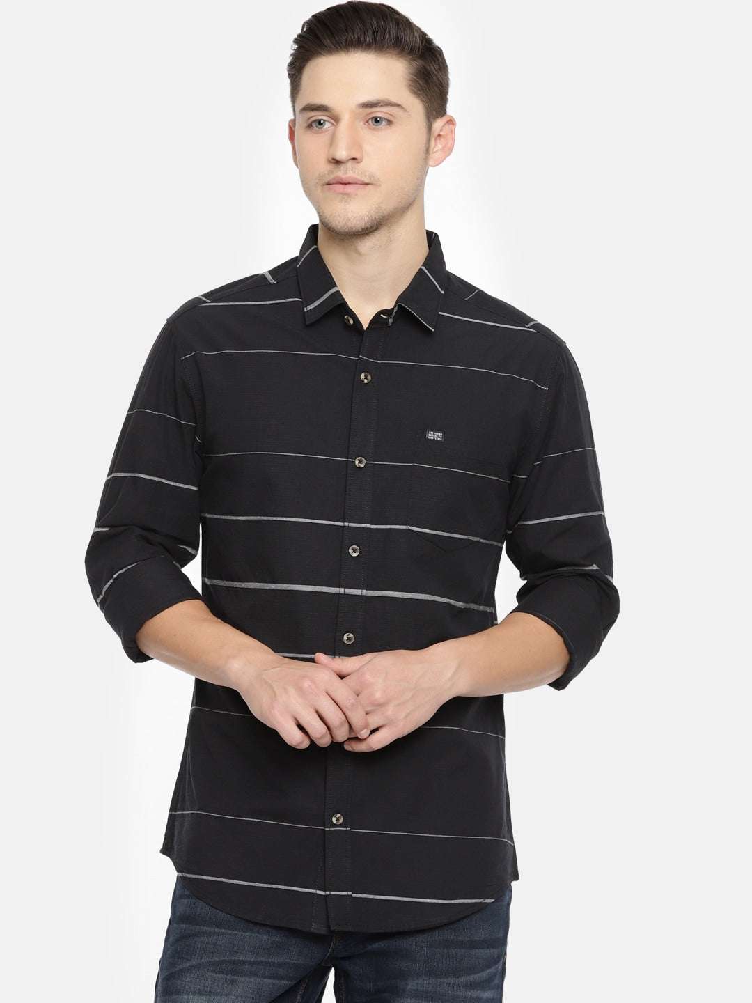 Shop Men Casual Checked Shirt Online.