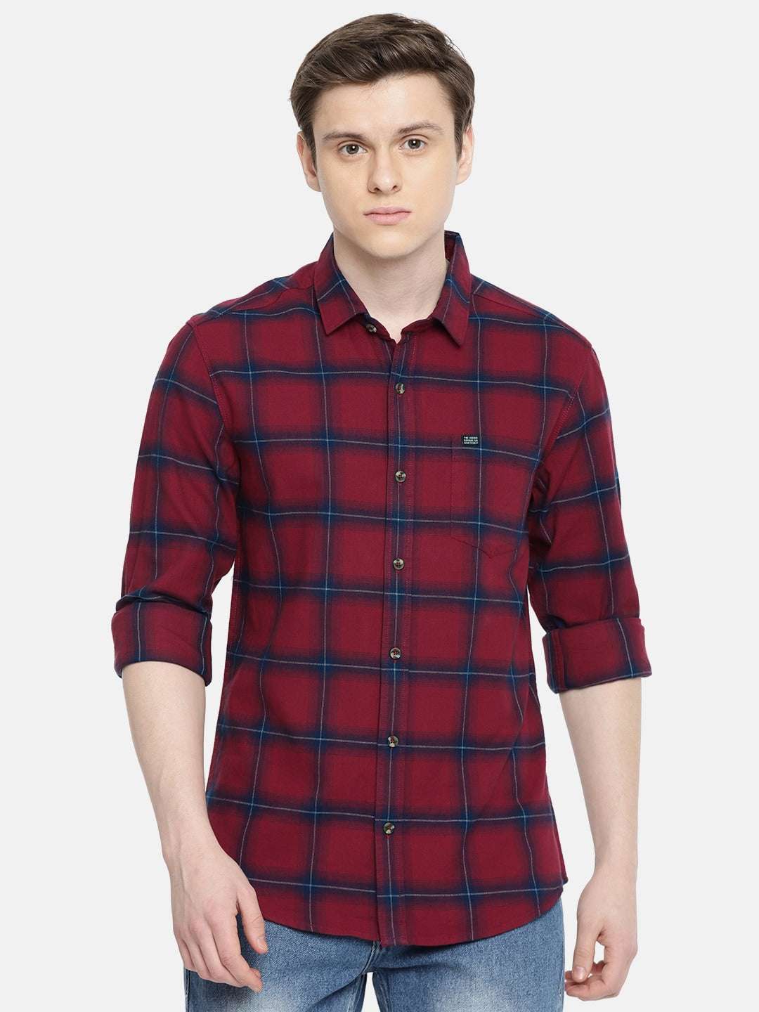 Shop Men Casual Check Shirt Online.