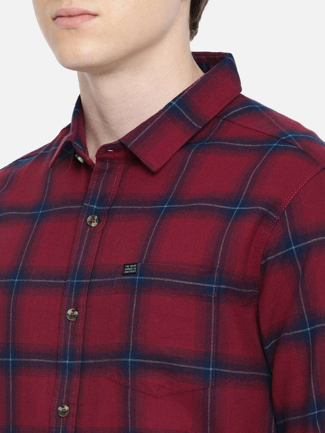 Shop Men Casual Check Shirt Online.