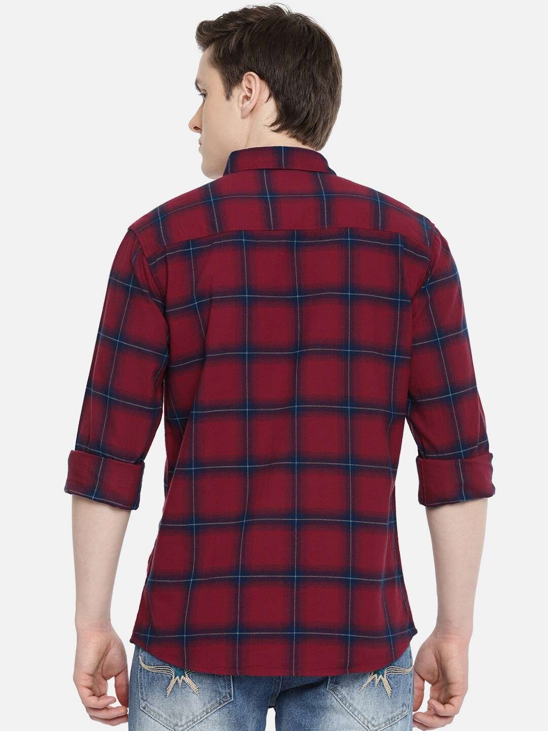 Shop Men Casual Check Shirt Online.