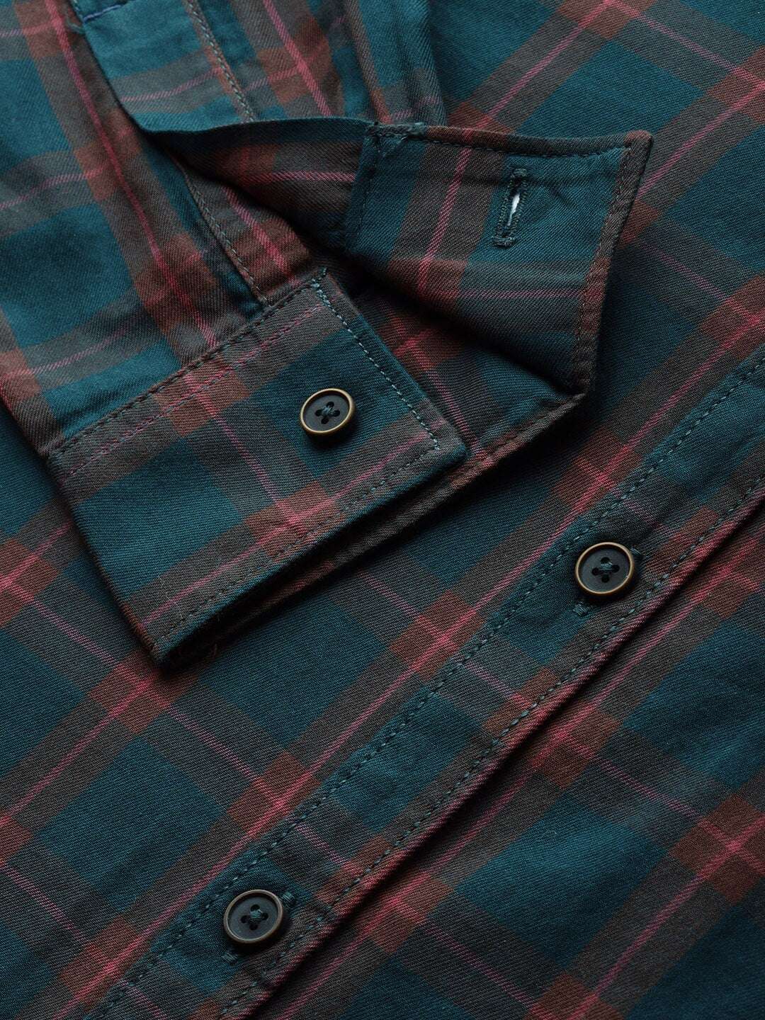 Shop Men Casual Checked Shirt Online.