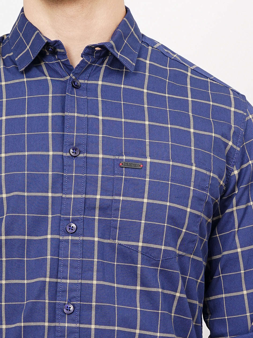 Shop Men Checked Shirt Online.