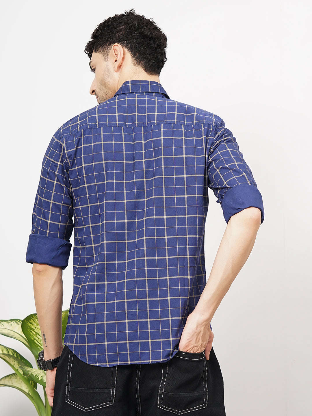 Shop Men Checked Shirt Online.