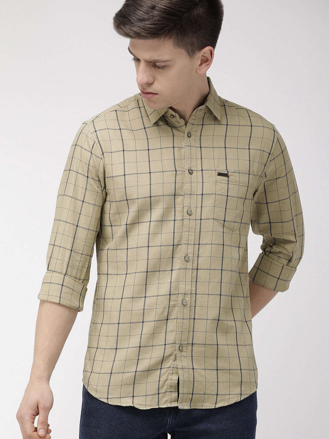 Shop Men Checkered Shirt Online.