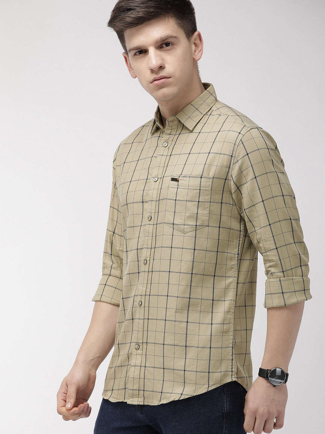 Shop Men Checkered Shirt Online.