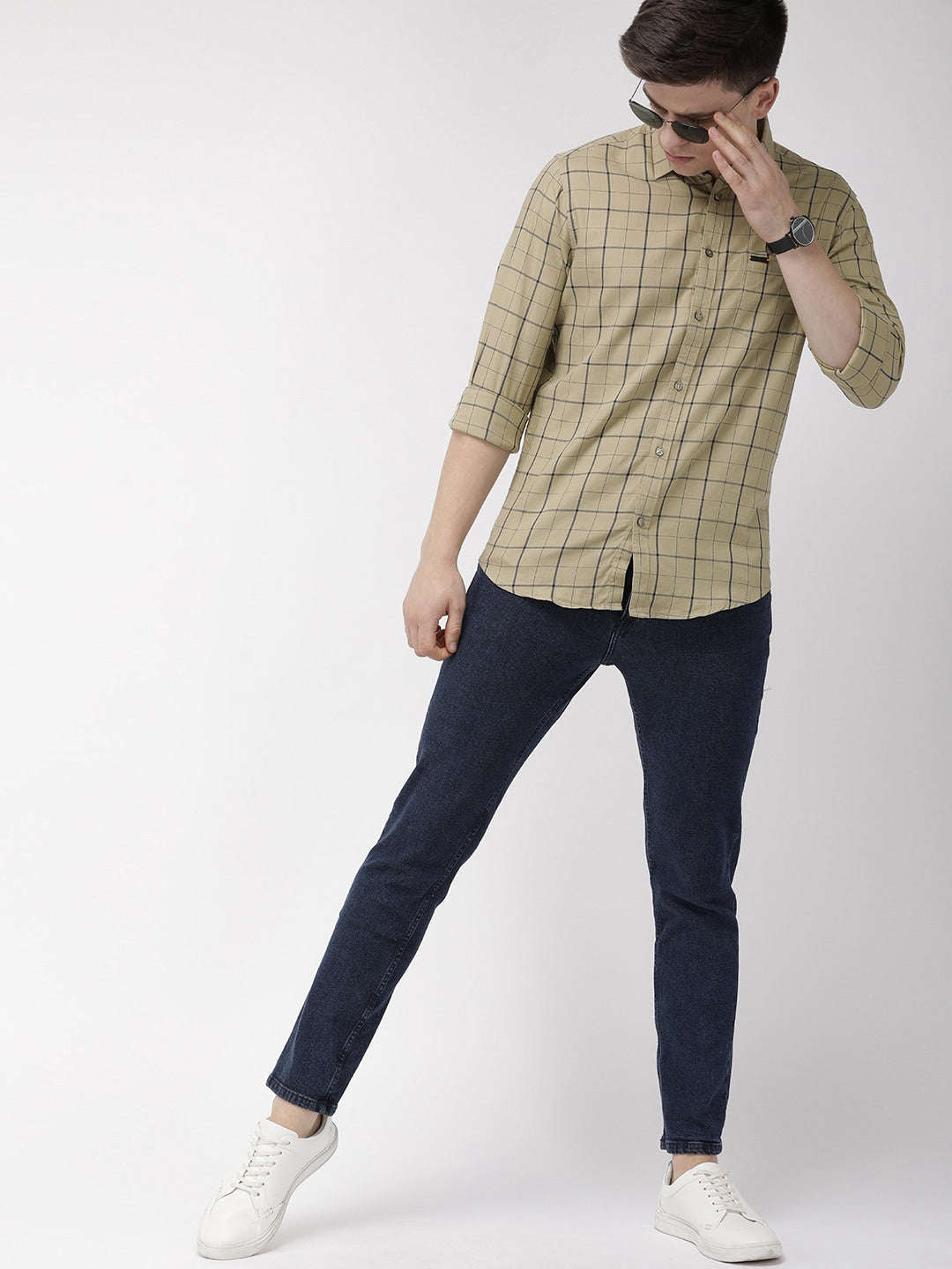 Shop Men Checkered Shirt Online.