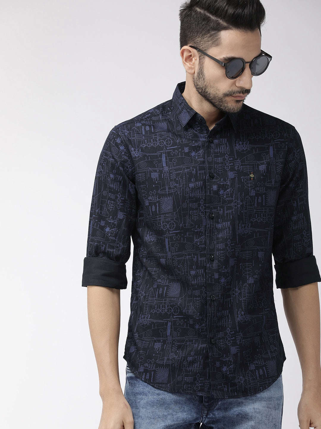 Shop Men Printed Casual Shirt Online.