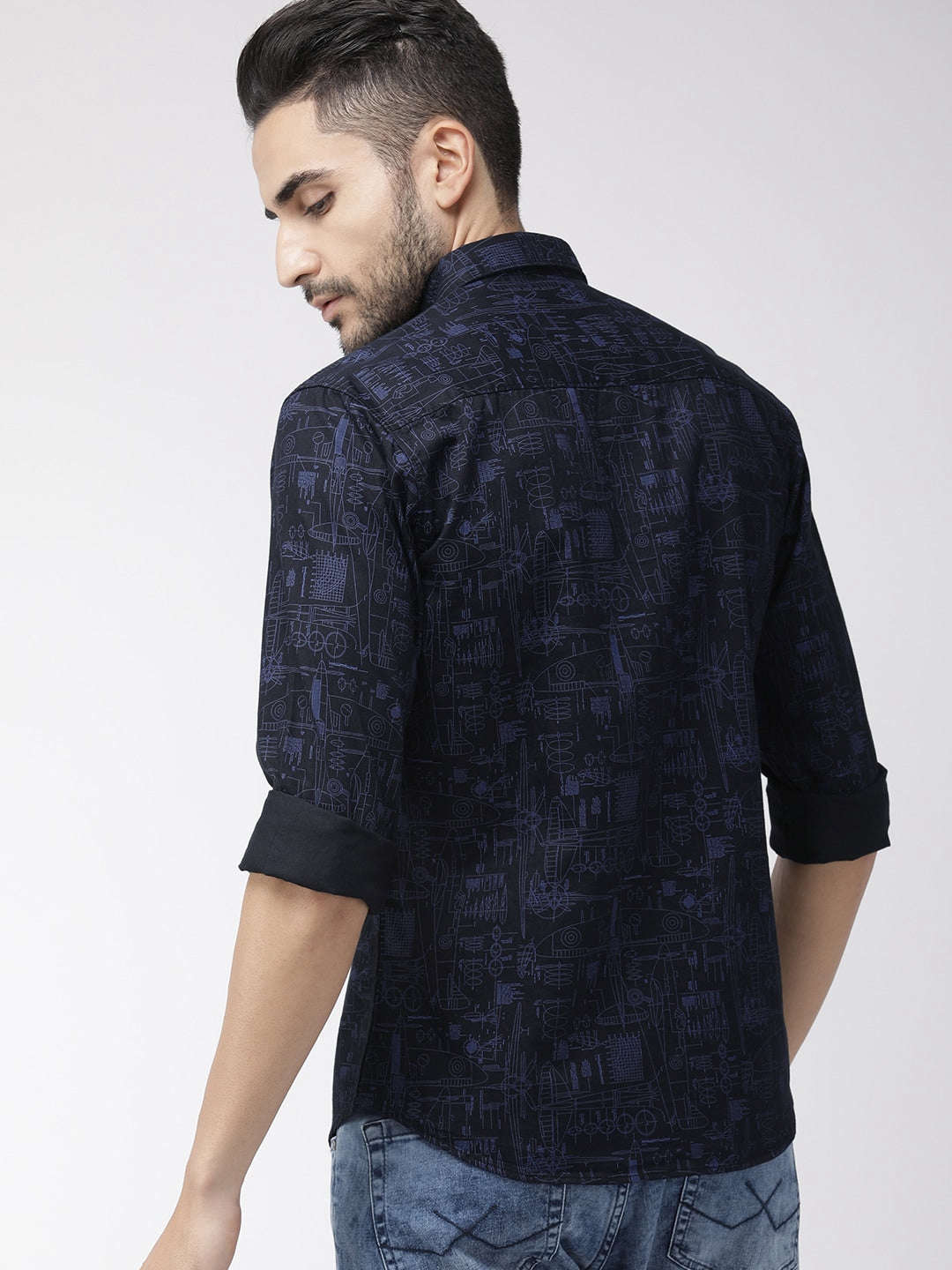 Shop Men Printed Casual Shirt Online.