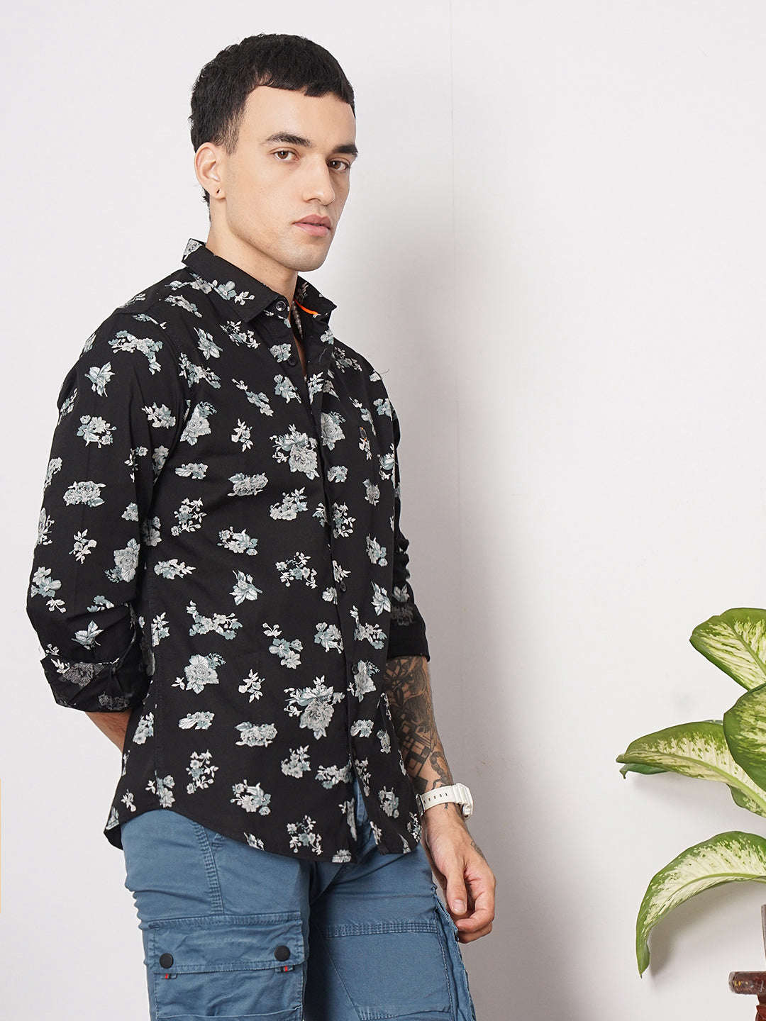 Shop Men Floral Casual Shirt Online.