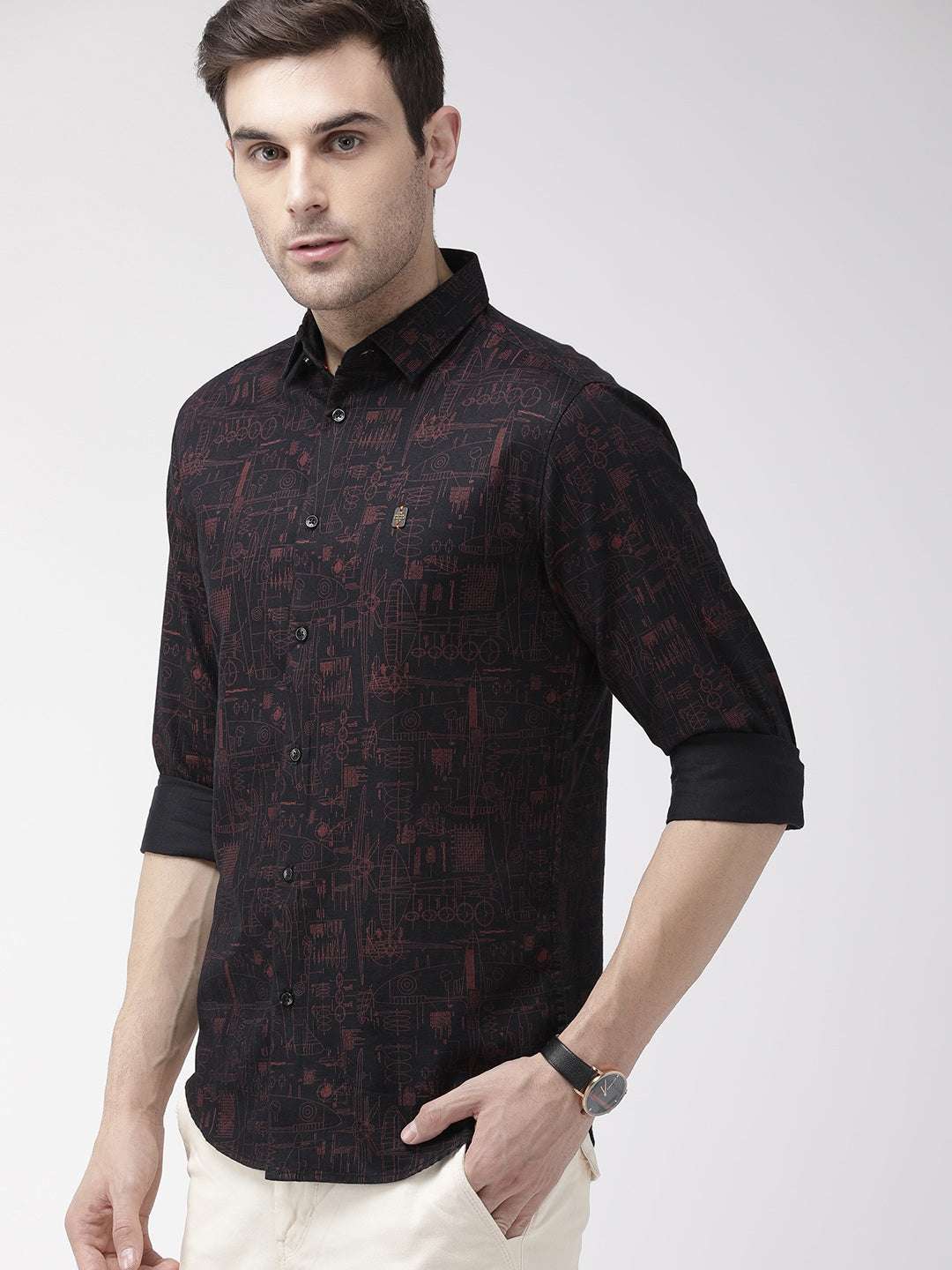 Shop Men Printed Casual Shirt Online.