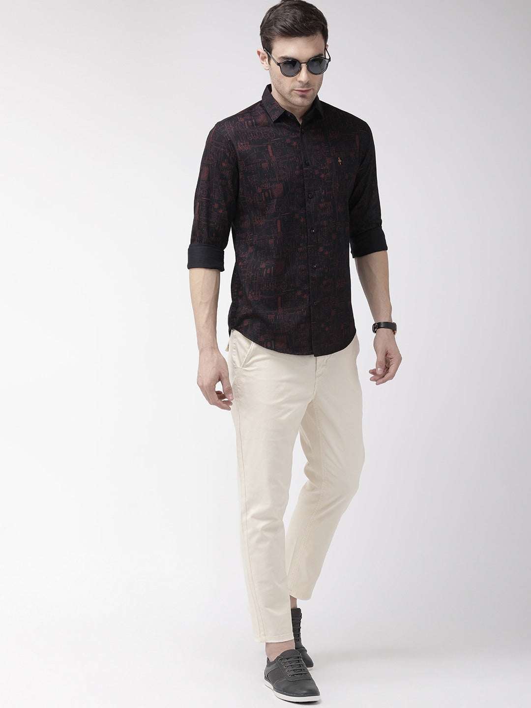 Shop Men Printed Casual Shirt Online.