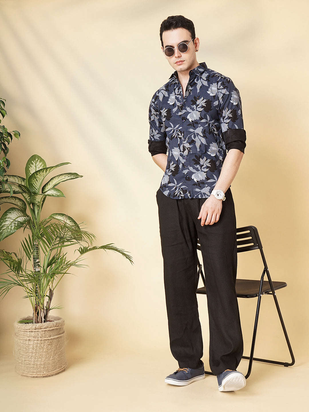 Shop Men Floral Casual Shirt Online.