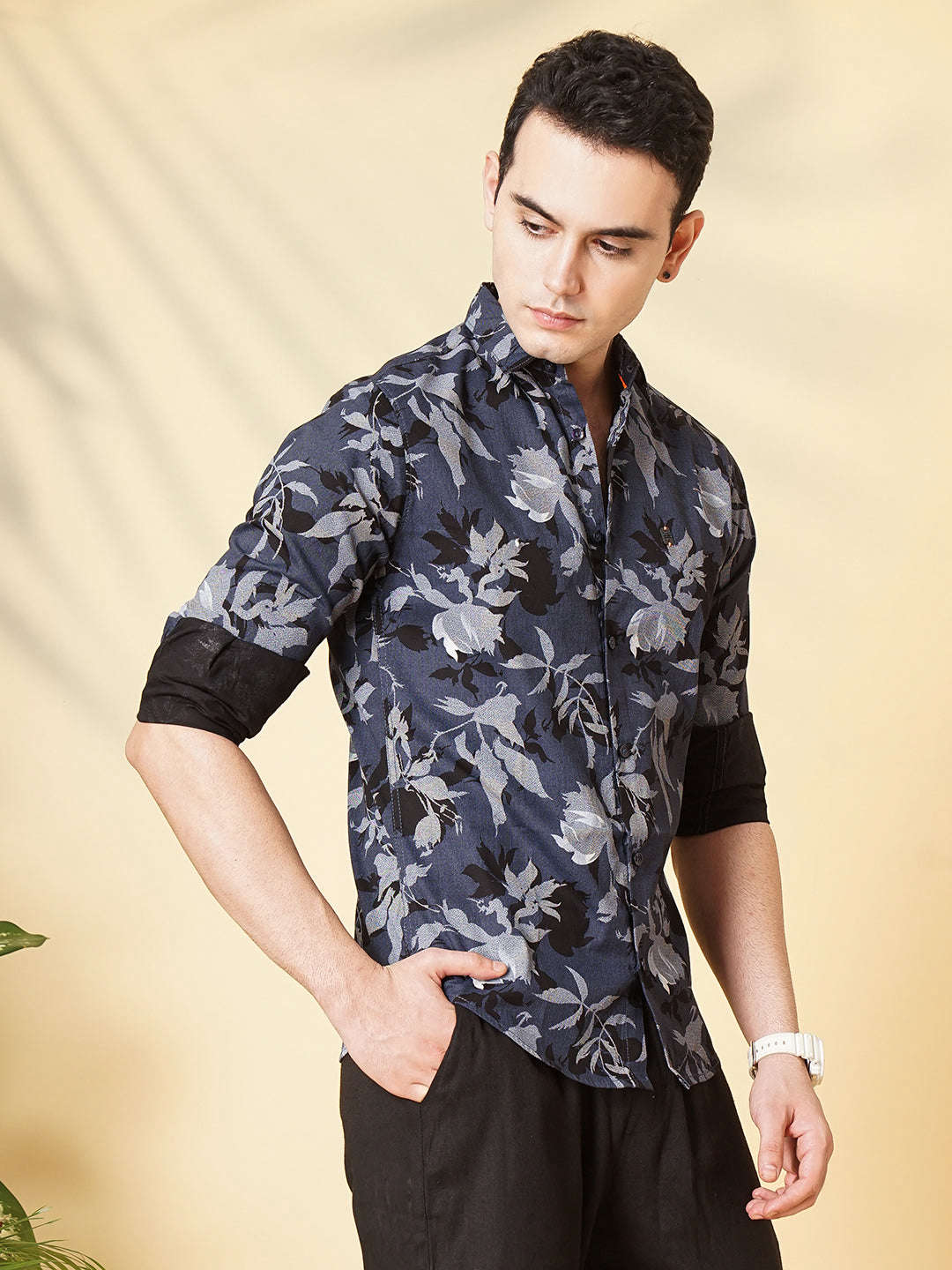 Shop Men Floral Casual Shirt Online.