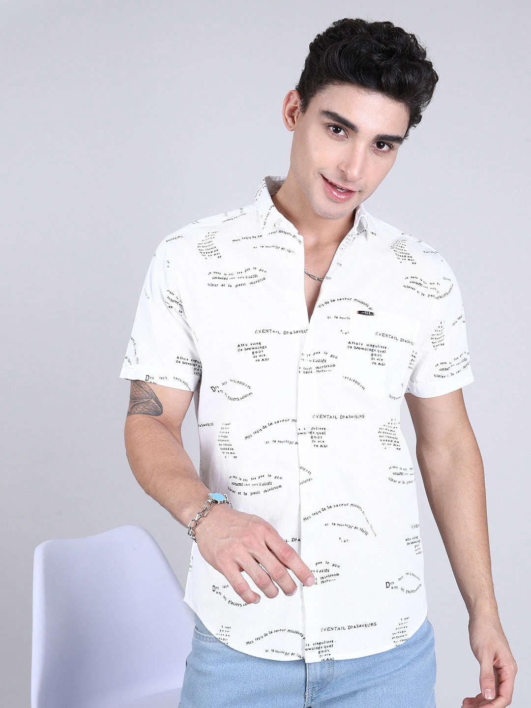 Shop Men Printed Shirt Online.