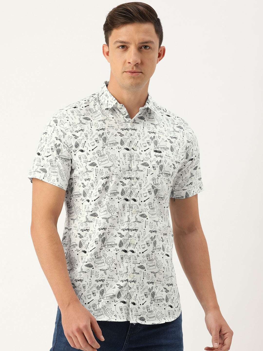 Shop Men Printed Shirt Online.