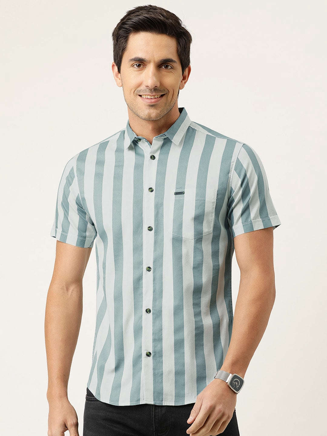 Shop Men Striped Shirt Online.