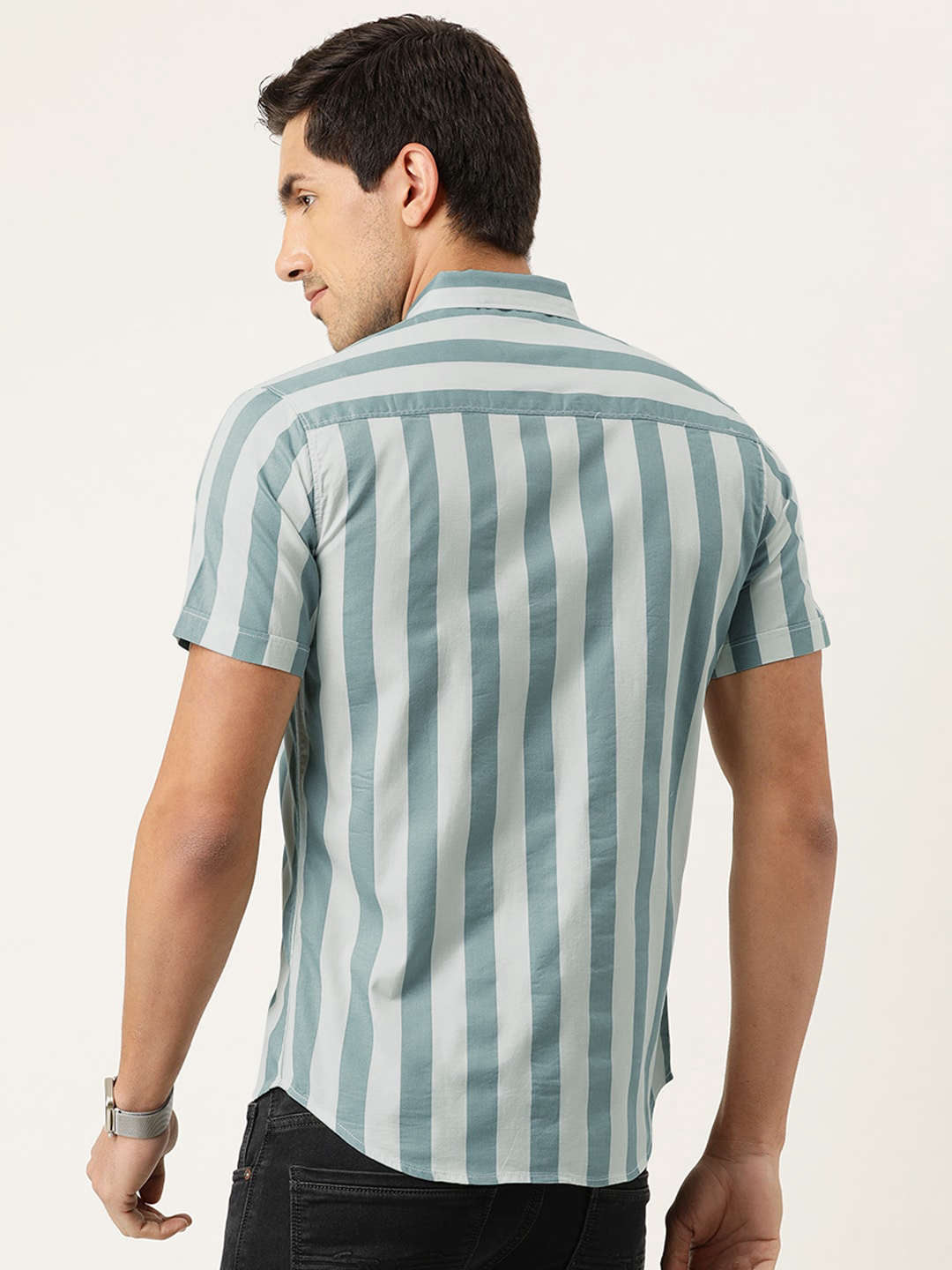 Shop Men Striped Shirt Online.