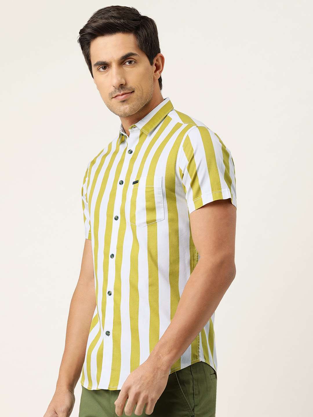 Shop Men Striped Shirt Online.