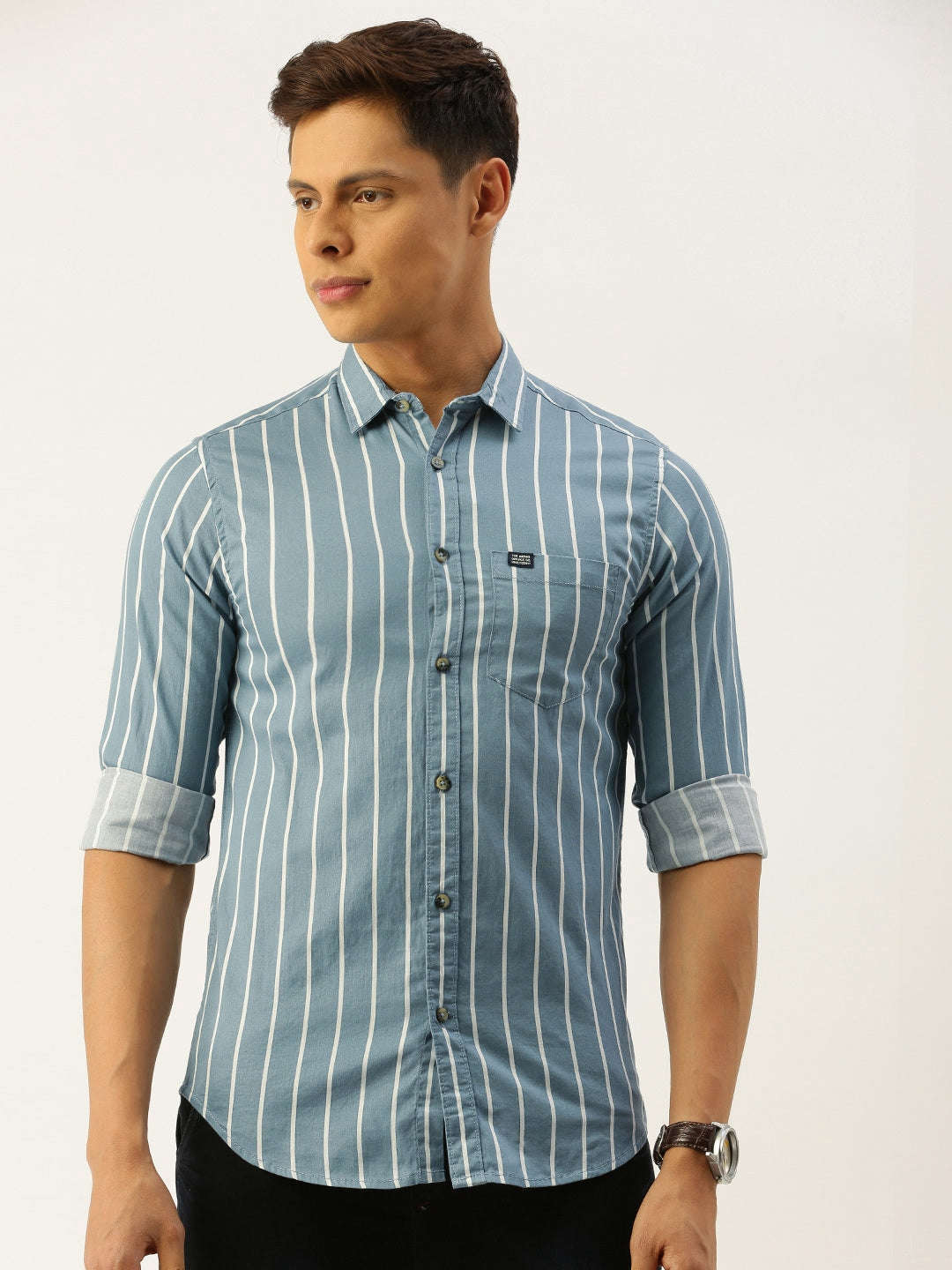 Shop Men Striped Shirt Online.