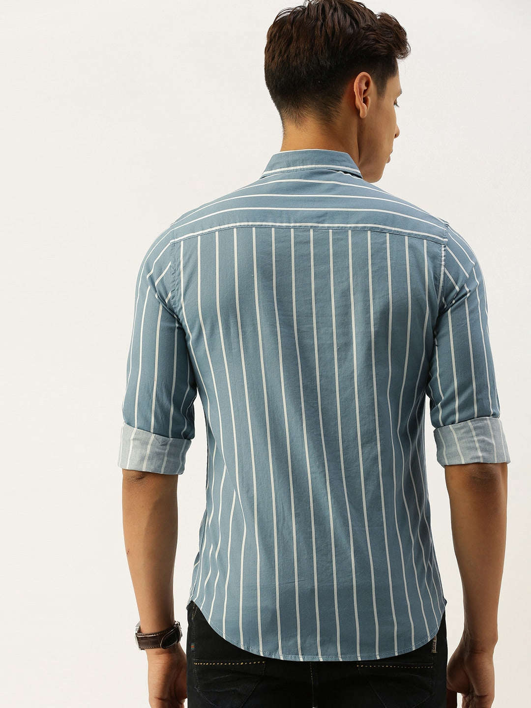 Shop Men Striped Shirt Online.