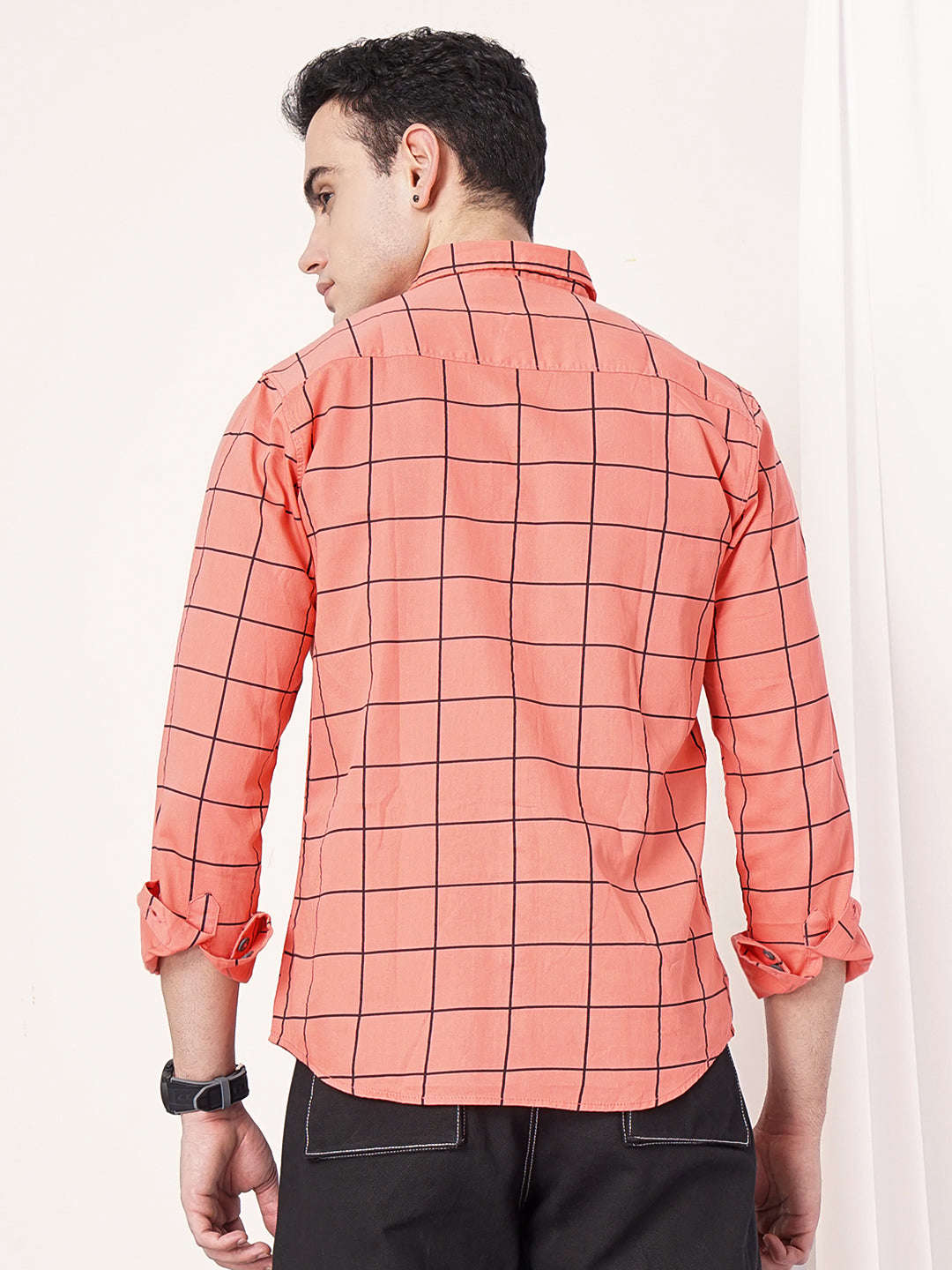 Shop Men Checked Shirt Online.