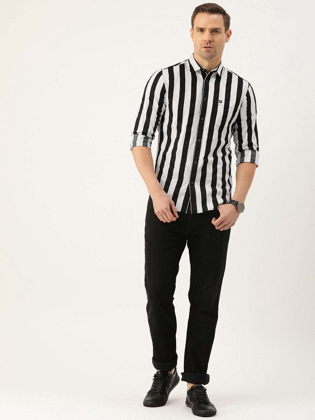 Shop Men Striped Shirt Online.