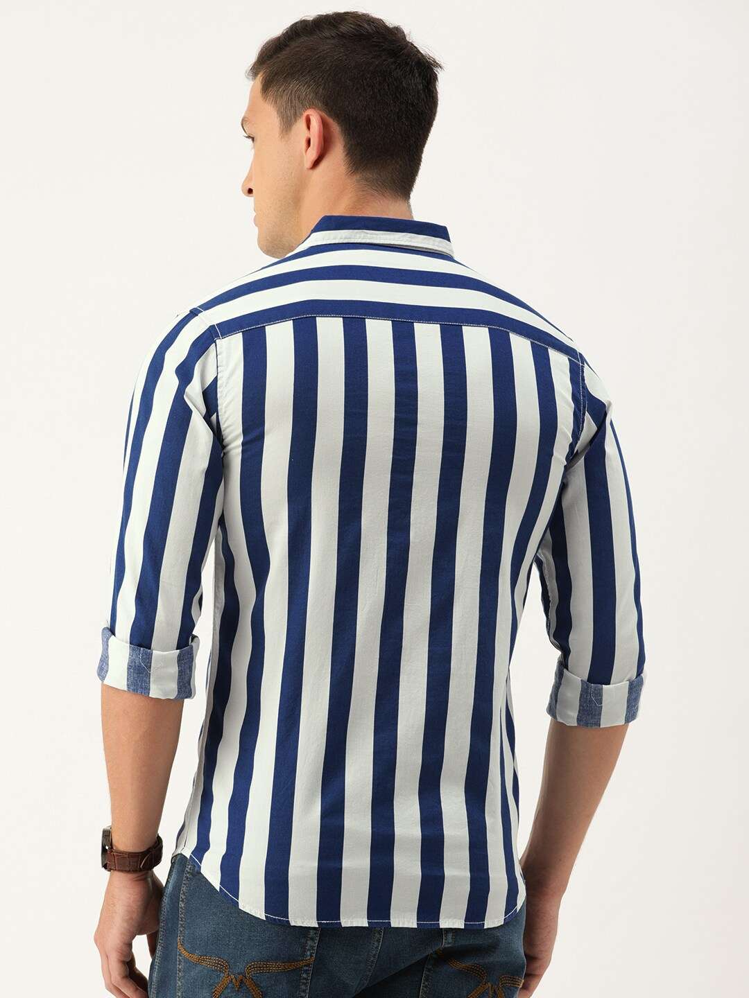 Shop Men Striped Shirt Online.