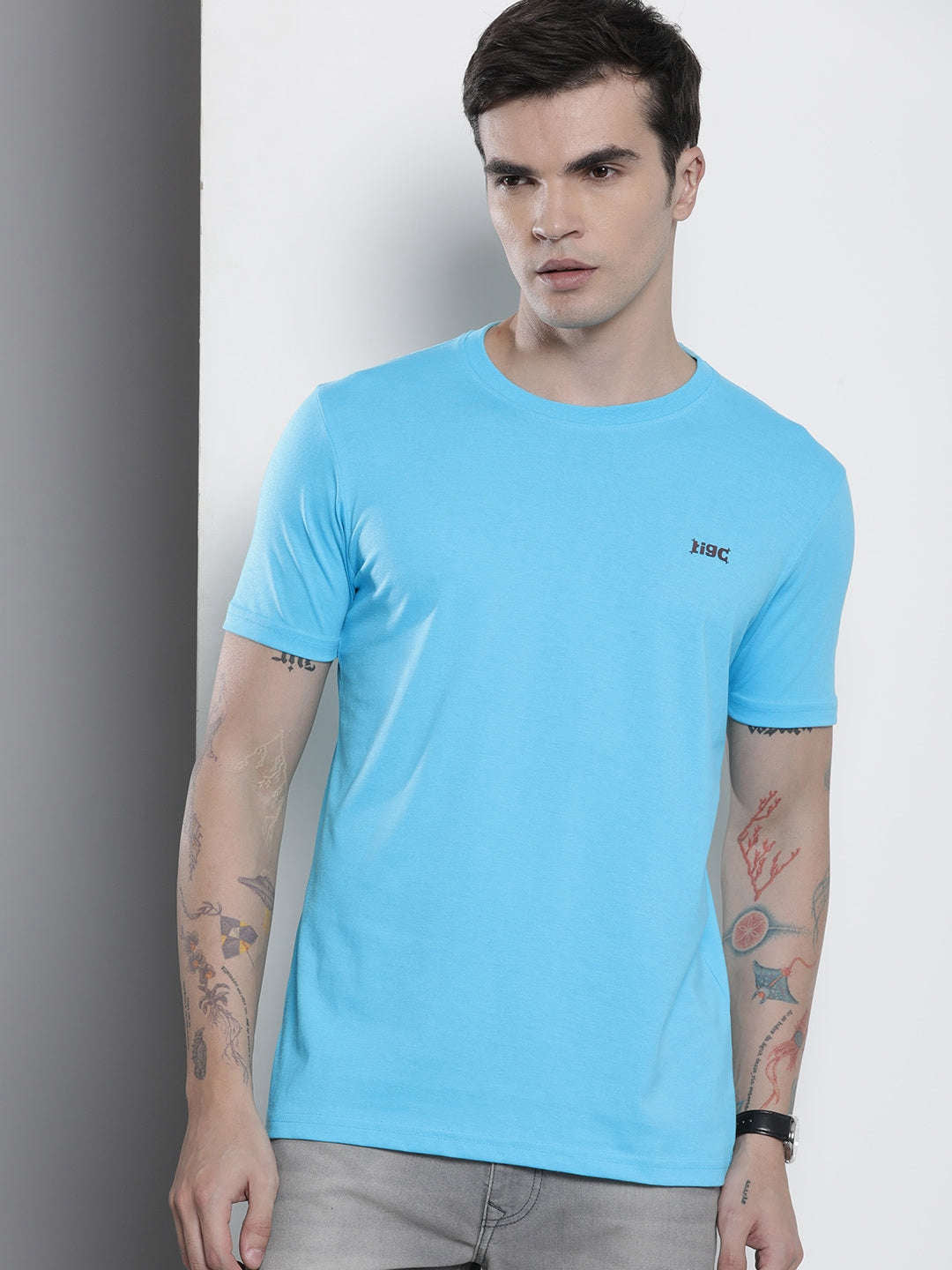 Shop Men Basic T-Shirt Online.